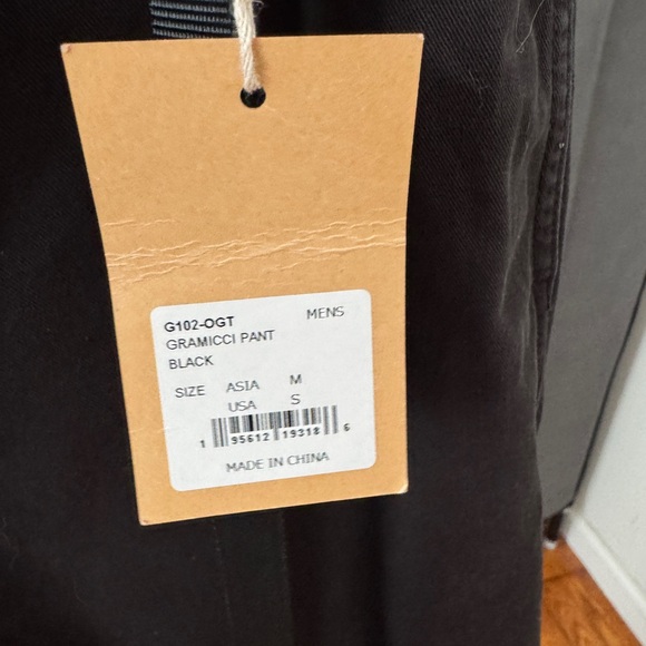 NWT- GRAMICCI Original Freedom Men's Black Twill Casual Pants-Size M - Picture 3 of 6